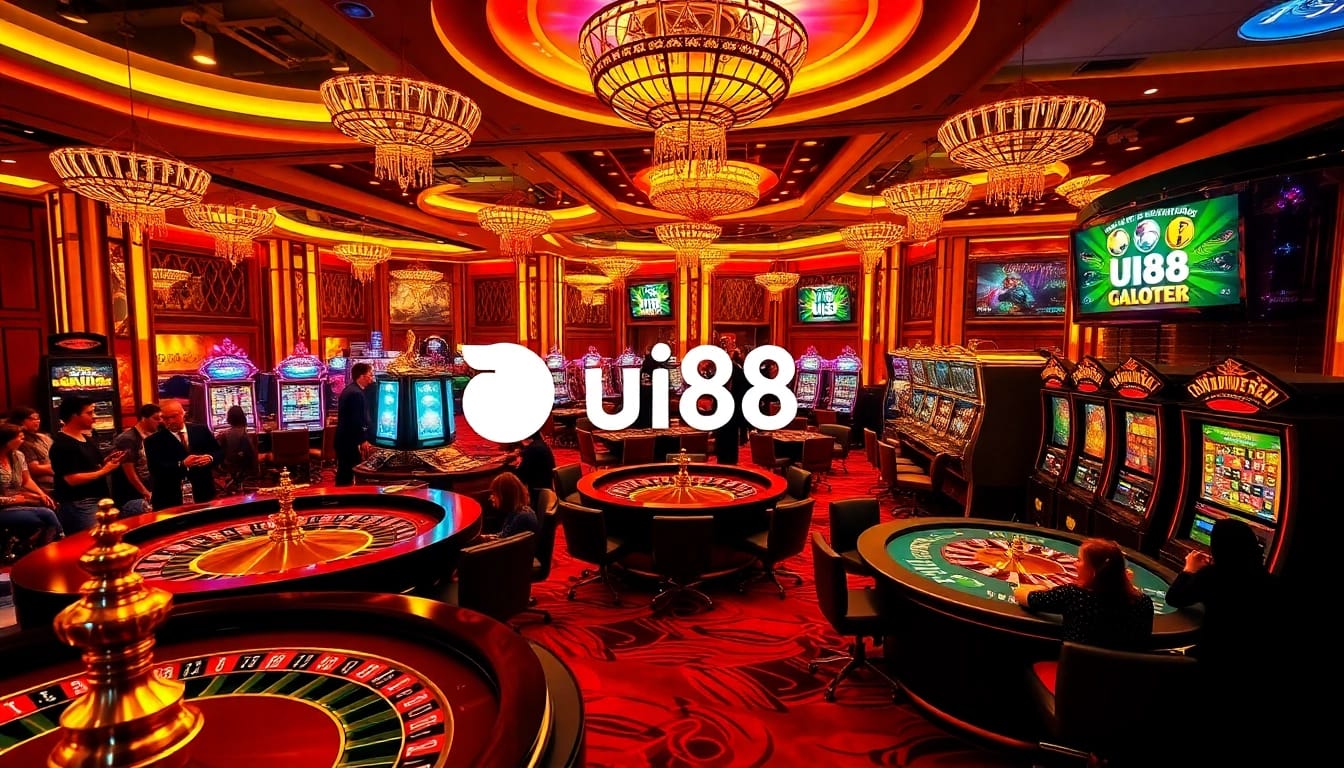 Experience thrilling gameplay at uu88 with vibrant casino tables and engaging gaming action.