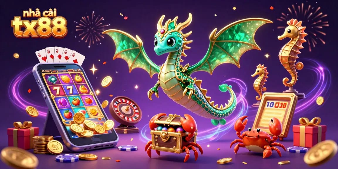 Experience the enchantment of nhà cái tx88 with a vibrant 3D casino celebration.