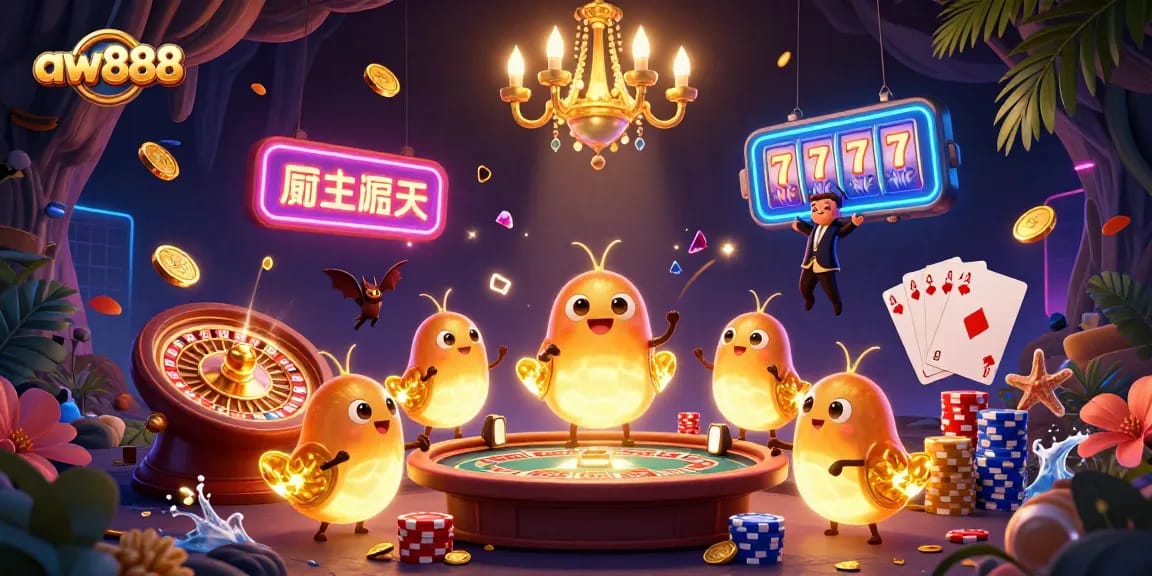 Engage with thrilling gameplay at aw888, featuring vibrant glowworm dealers, fast games, and sparkling treasures.