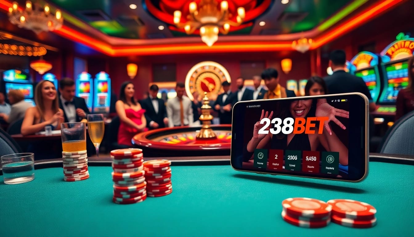 Players enjoying their time on https://258bet.bio/ with an engaging poker table and vibrant casino atmosphere.