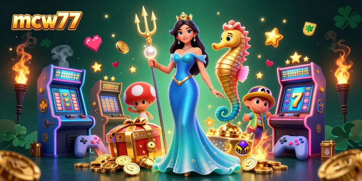 Experience premier gaming action at mcw77 with vibrant slot games and captivating characters.