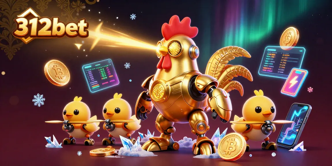 Engage with 312bet's vibrant atmosphere in this lively 3D casino illustration showcasing dynamic elements and excitement.