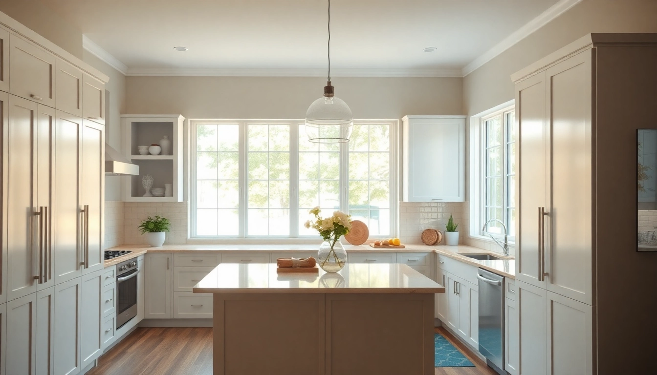Revamped kitchen showcasing Cabinet Refacing Clearwater FL for an updated, modern look.