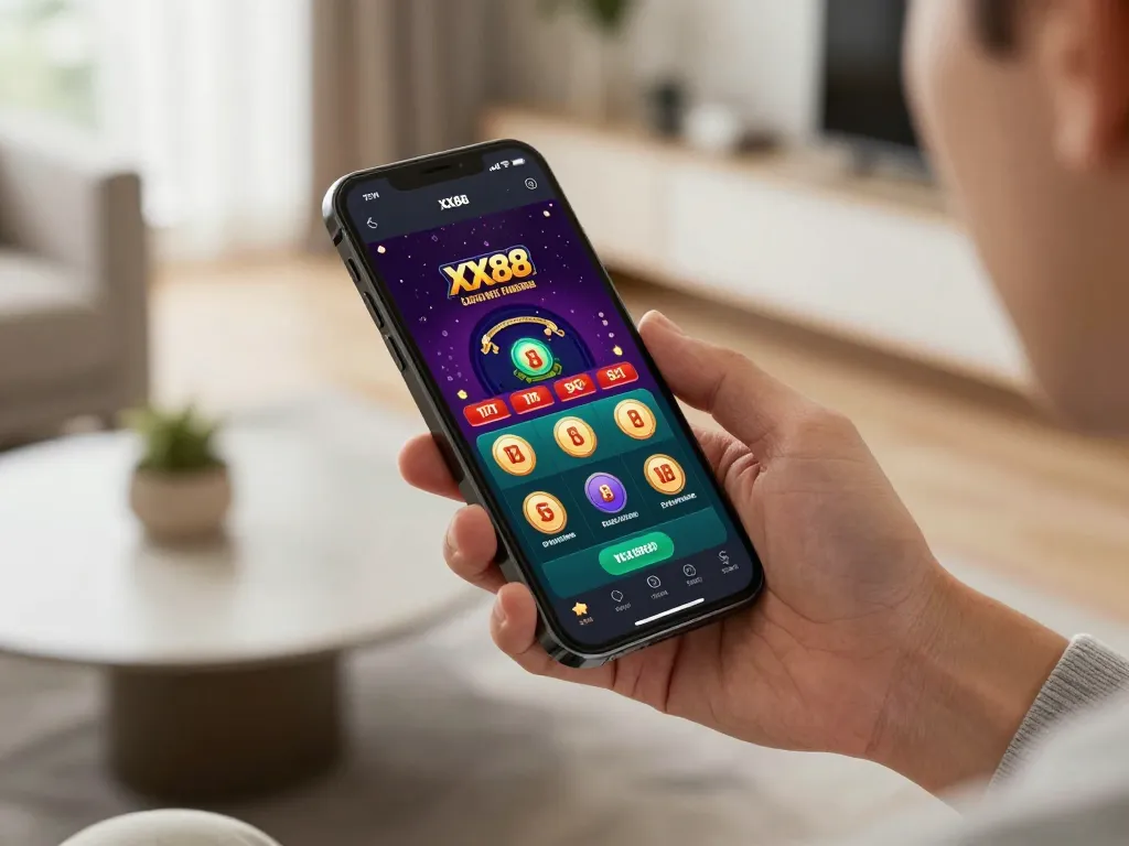 Play exciting games on XX88's mobile app featuring live dealer options and engaging gameplay