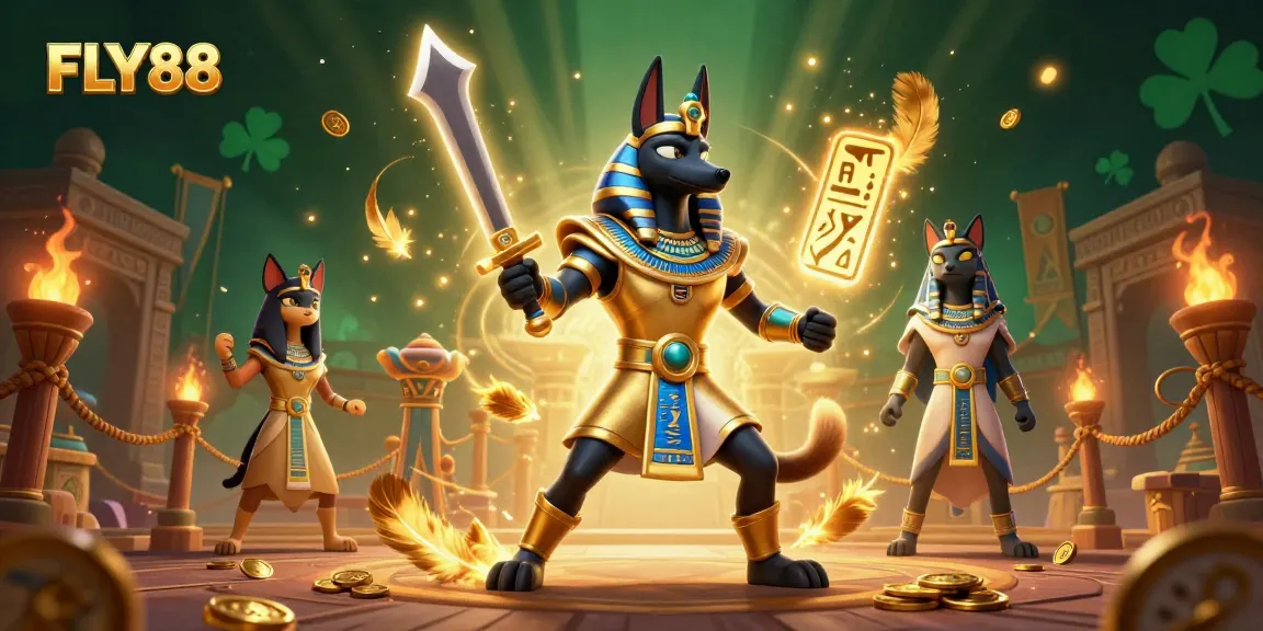Win big at FLY88 with an exciting scene of ancient warriors and dynamic casino elements.