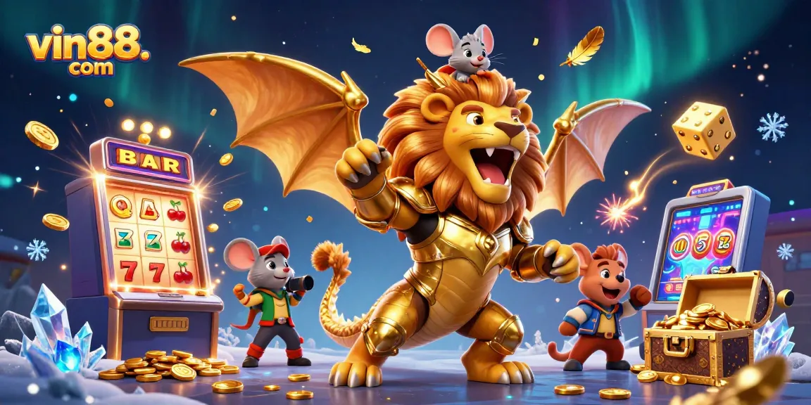 Experience thrilling games at vin88. com with a vibrant casino scene filled with rewards.