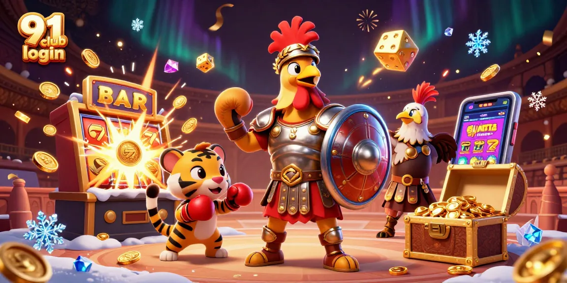 Engage with exciting 91 club login tournaments through our dynamic casino scene showcasing vibrant gameplay elements.
