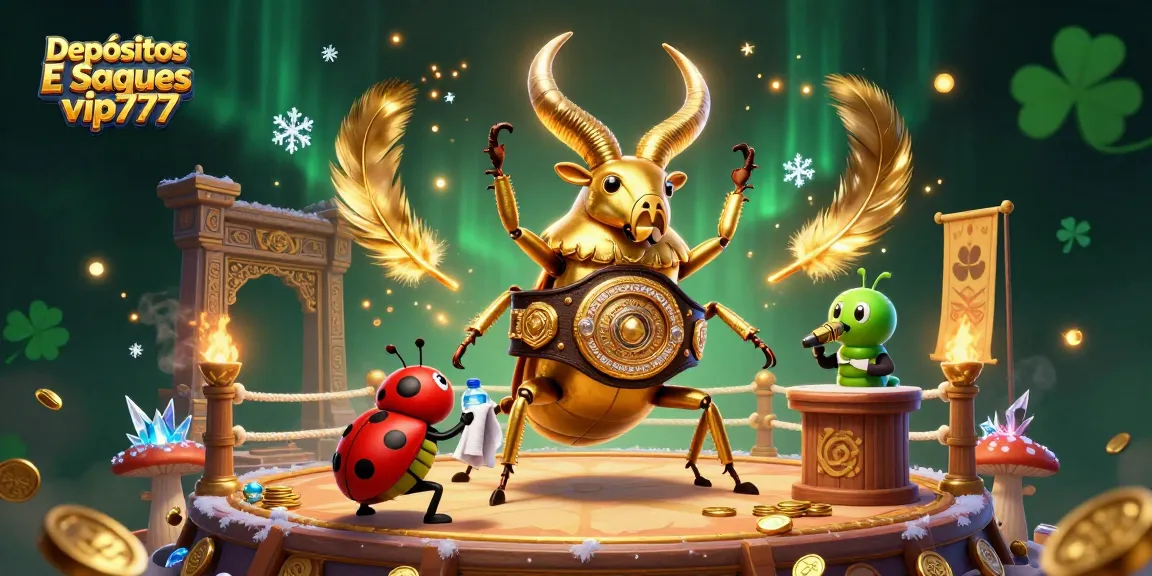 Engage in Depósitos E Saques vip777 transaction process with a vibrant casino-themed illustration.