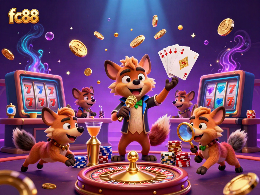 Experience fun at the fc88 comedy casino, where hyenas bring entertainment and winning moments.