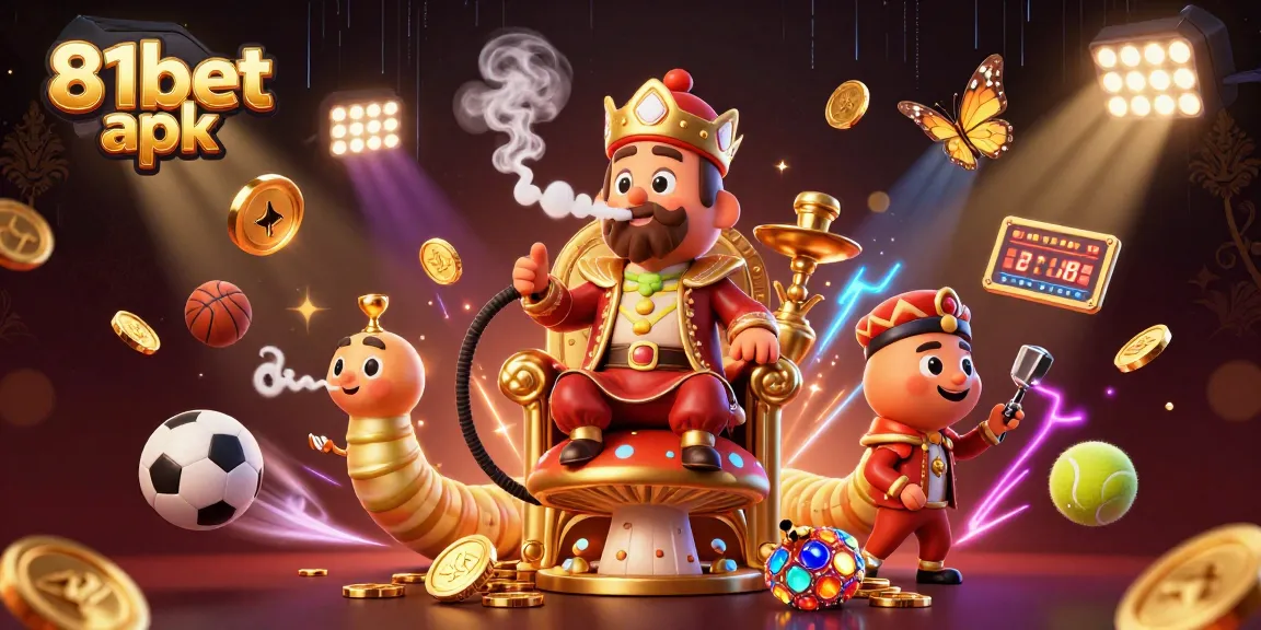 Engage in thrilling gameplay with 81bet apk, featuring a vibrant 3D casino scene filled with dynamic sports and gaming elements.