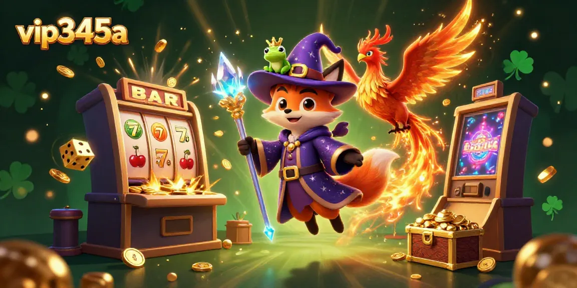 Experience the excitement of vip345a with a mystical wizard fox and enchanting elements of casino action.