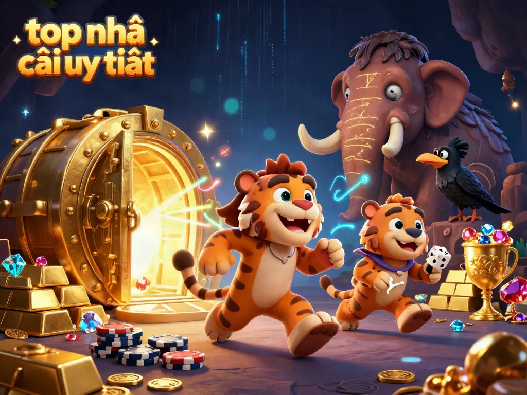 Experience the top nhà cái uy tín with thrilling prehistoric casino action featuring cavemen, tigers, and treasures.