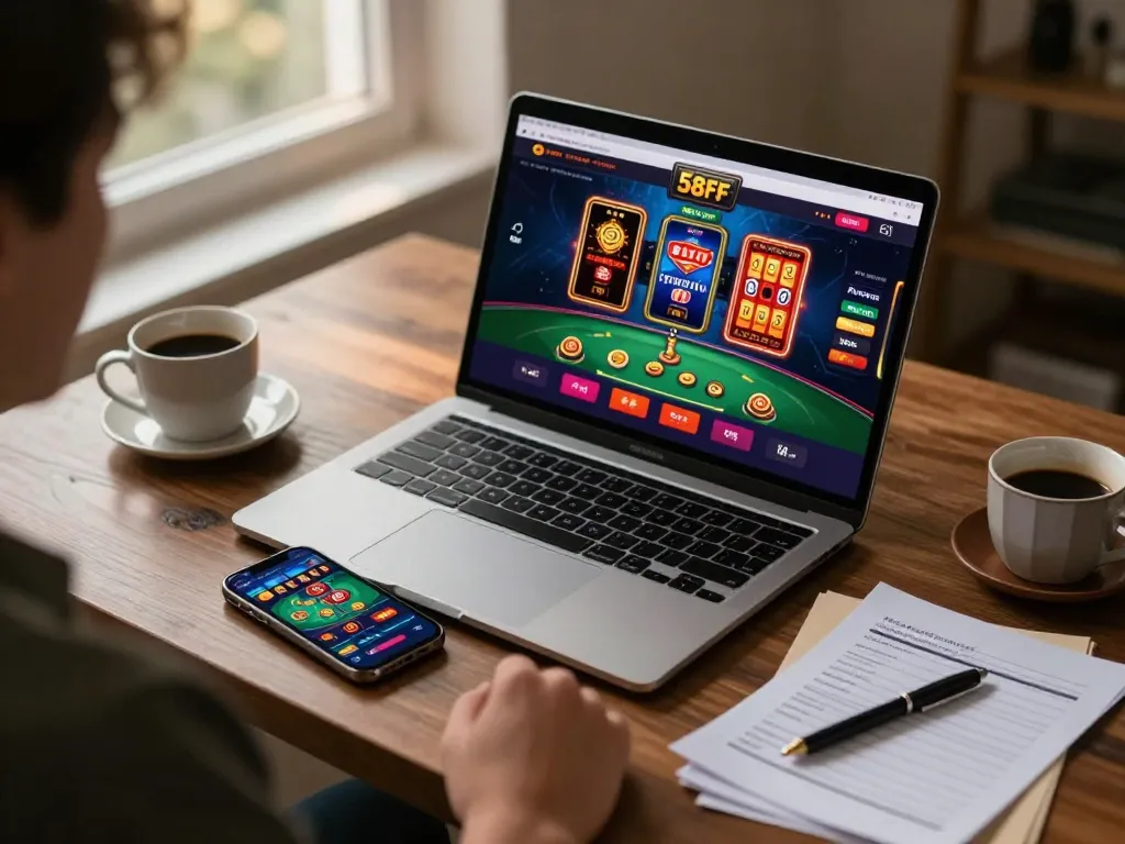 Engaging online gaming session on 58FF platform showcasing vibrant betting options and strategic planning.