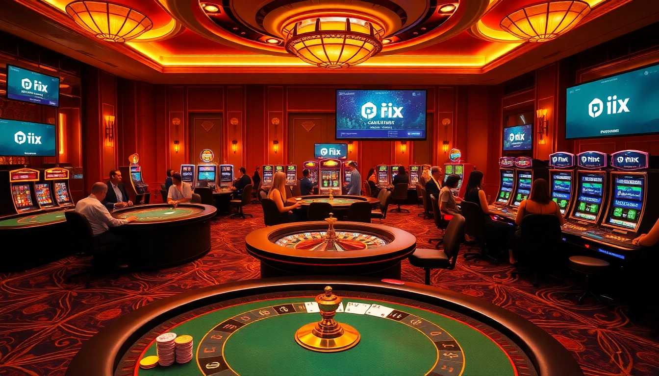 Experimente a emoção em um cassino com saque Pix instantâneo, com mesas luxuosas e jogos vibrantes.