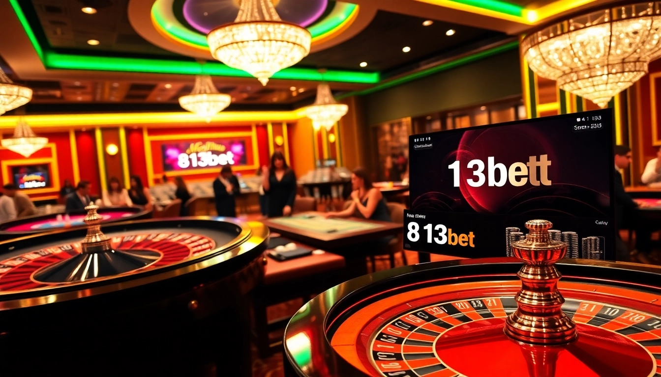 Viva a emoção de vencer na 813bet com jogos de cassino envolventes e iluminação vibrante.