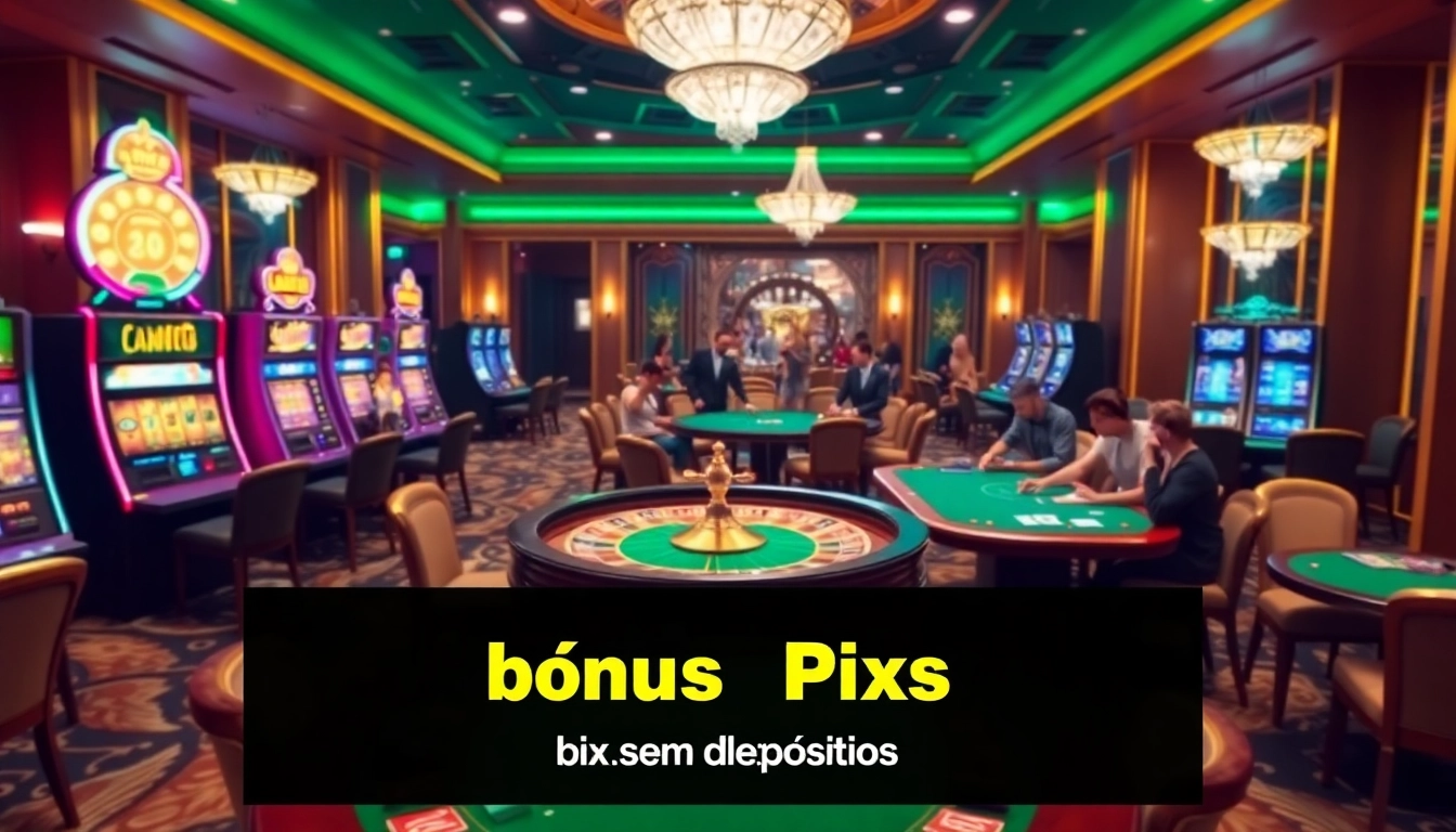 Viva a emoção de ganhar alto com Bônus Pix Sem Depósito em um cassino de luxo.