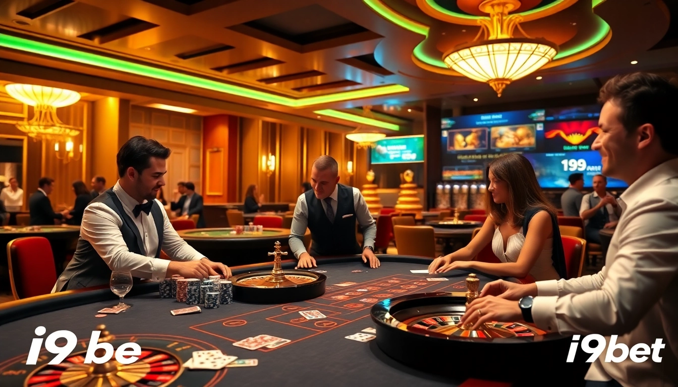 Experience thrilling gameplay at i9bet com, featuring stunning casino graphics and engaging players.