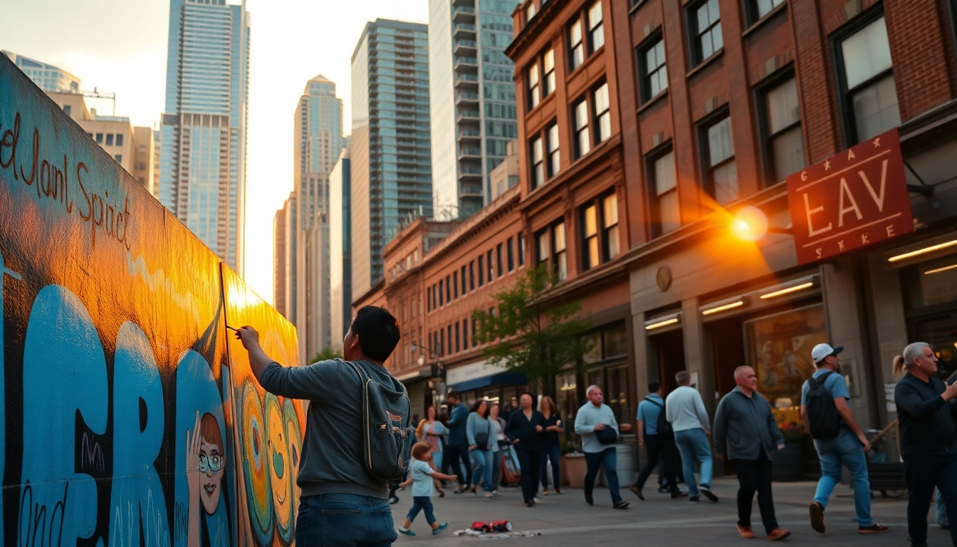 How to embrace creativity while capturing beautiful street art in a vibrant city setting.