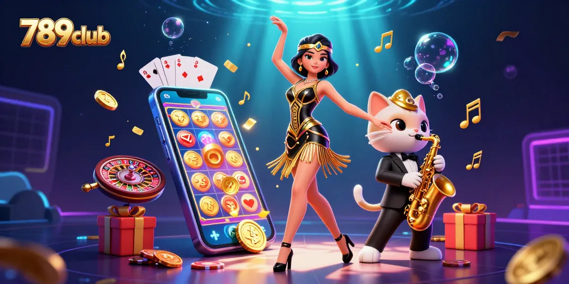 Experience thrilling gaming action at 789club with colorful slots and casino vibes.