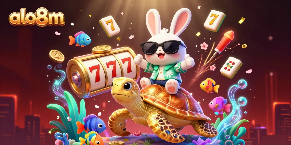 Engage with the colorful world of gambling at alo8m featuring lucky rabbit and golden turtle.