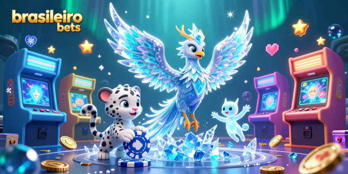 Engage with brasileiro bets through a vibrant 3D illustration featuring a magical phoenix and casino elements.