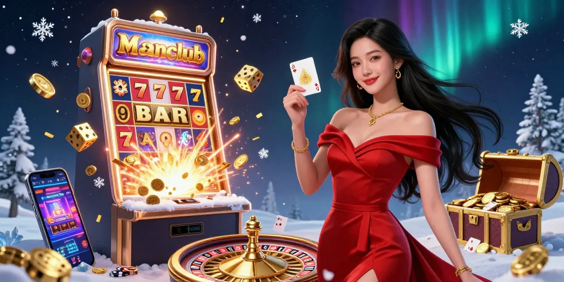 Experience thrilling casino action with Manclub featuring beautiful graphics and exciting game elements.