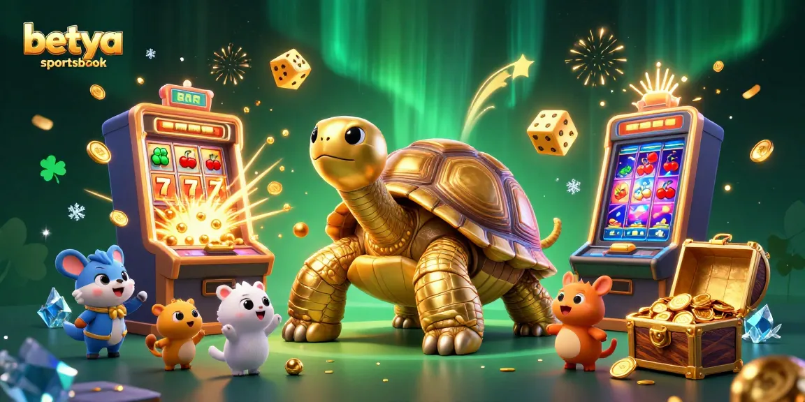 Experience betya sportsbook with engaging characters and dynamic gambling elements in a vibrant scene.