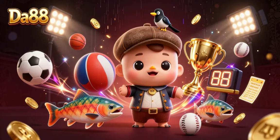 Engage in thrilling action with Da88 as playful Nessie and a gold-obsessed magpie bring excitement to the casino.